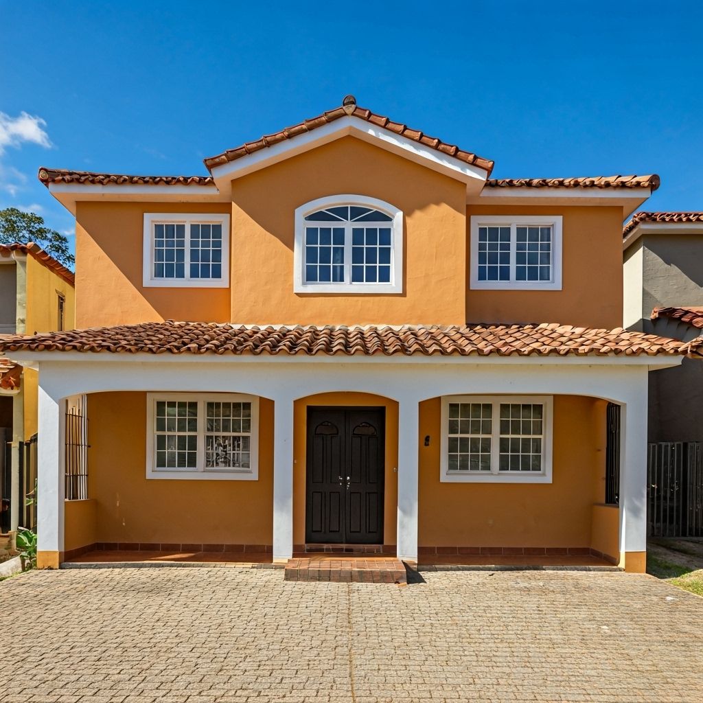 Casa geminada familiar de 4 quartos no Brasil